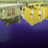 Hervey, digigraphie, Clamecy/Reflets/River 30