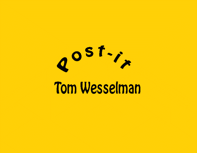Hervey Post-it Série ConfiArt "Tom Wesselman"