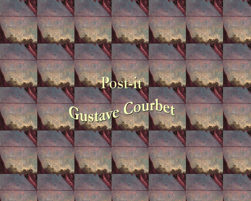 Hervey Post-it Série ConfiArt "Gustave Courbet"