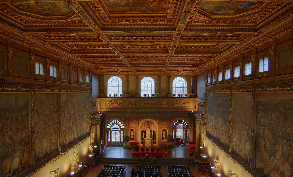 Florence Salle de Cinq cent au Palazzo Vecchio
