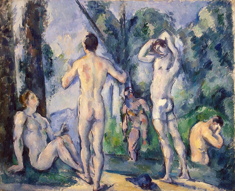 Cézanne Baigneurs Musée de l'Hermitage St Petersburg