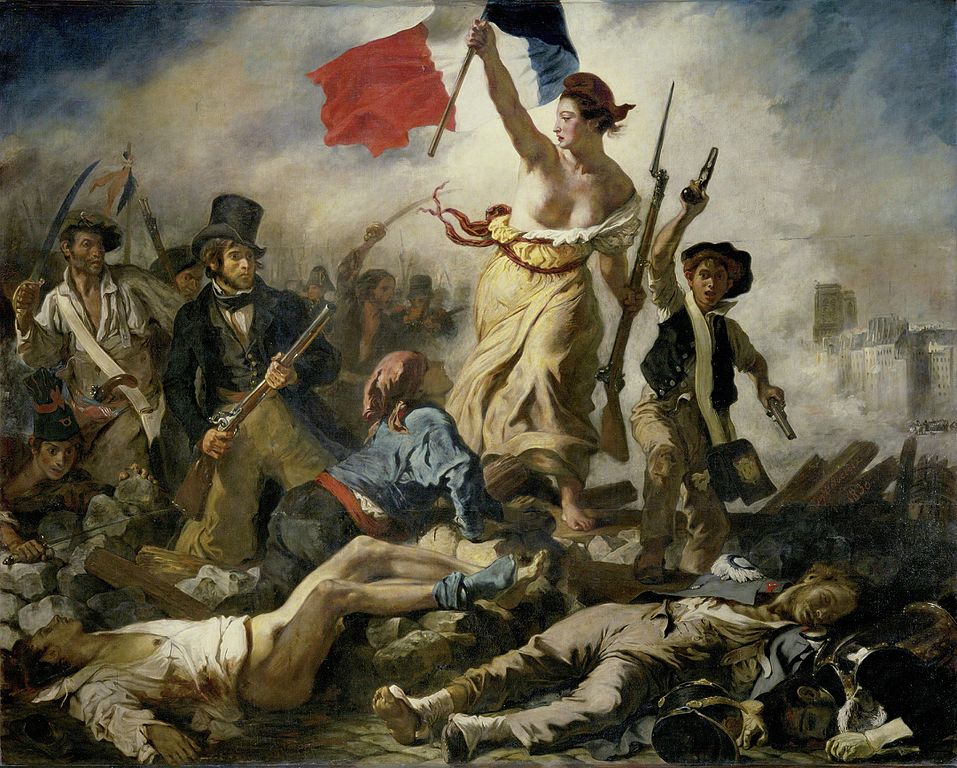Eugène Delacroix : "La liberté guidant le peuple"