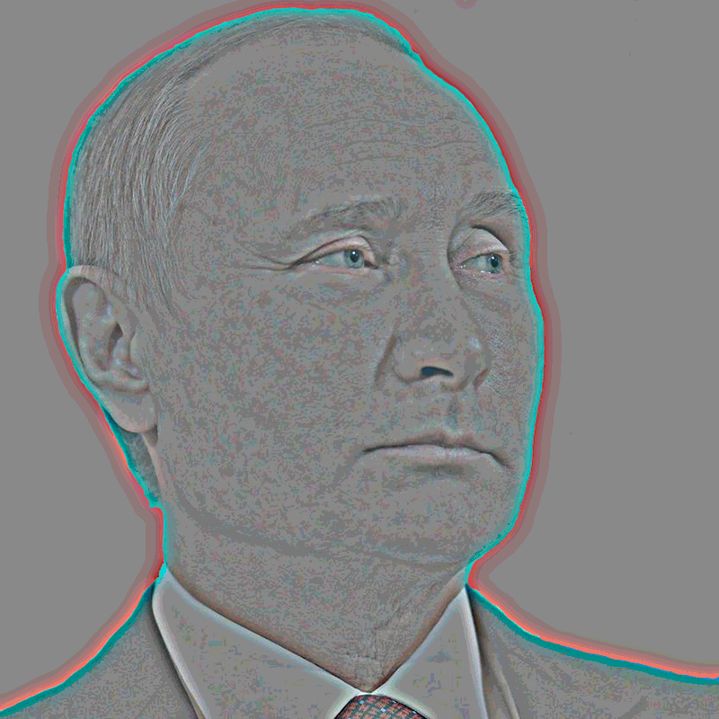 2022 Hervey Post-it : "L'ami Poutine"