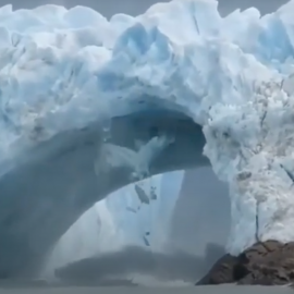 Effondrement d'un glacier en Argentine