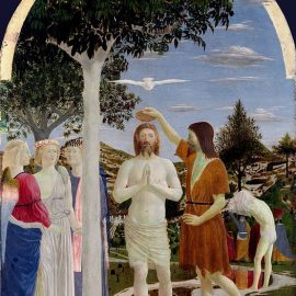Piero "Le baptême du Christ"