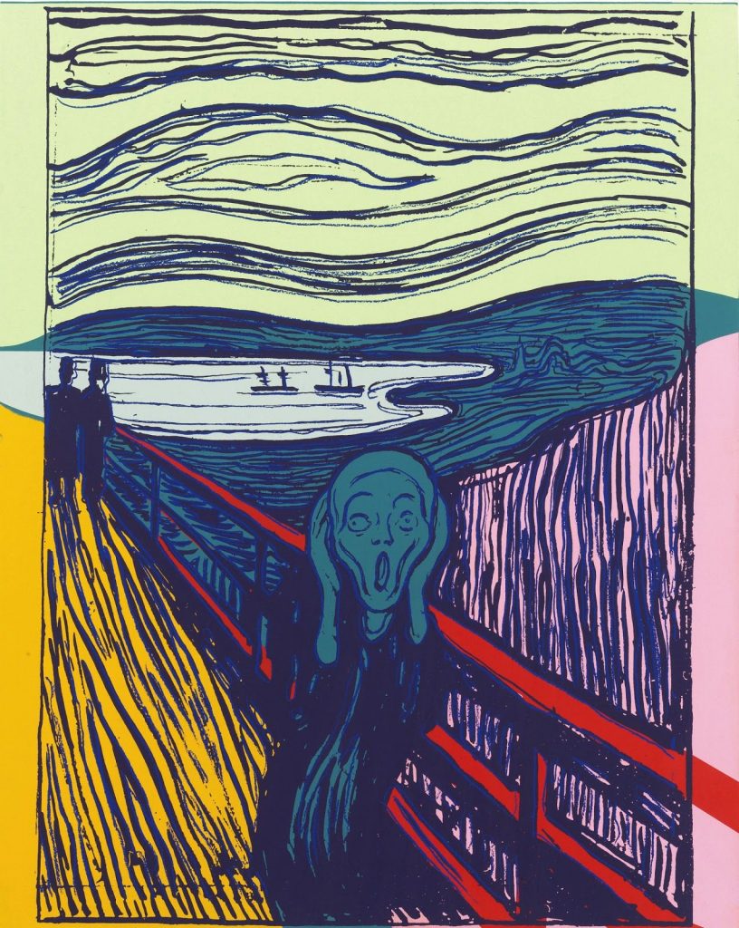 Andy Warhol Le cri de Munch